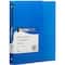JAM Paper 3/4" Glass Twill Plastic 3-Ring Binders, 4ct.